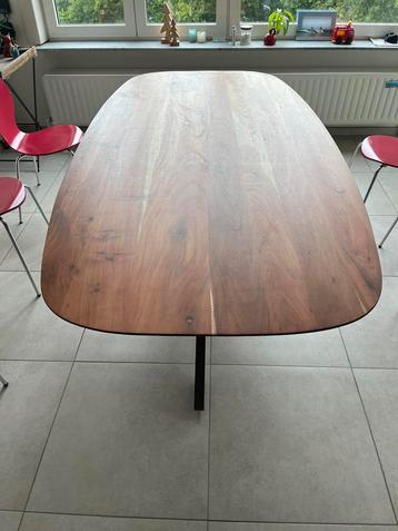 Table en bois d'acacia, Enlèvement, Comme neuf