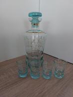 Carafe avec 4 verres, Comme neuf, Enlèvement ou Envoi