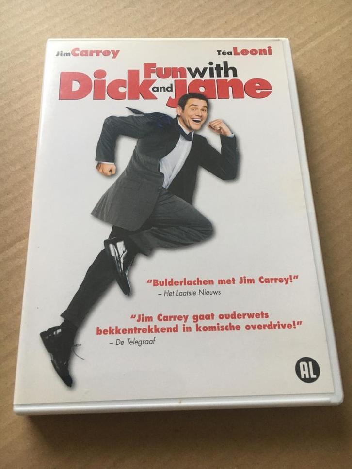 Dvd : Fun with Dick and Jane - (2005) - Jim Carrey., Cd's en Dvd's, Dvd's | Komedie, Zo goed als nieuw, Actiekomedie, Alle leeftijden