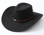 Western Cowboyhoed Met Afneembare Bull Decoratieband (Nieuw), Kleding | Heren, Hoeden en Petten, Ophalen of Verzenden, Nieuw, 57 cm (M, 7⅛ inch) of minder