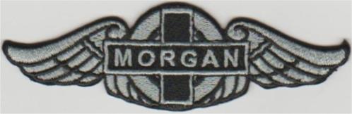 Morgan stoffen opstrijk patch embleem #1, Verzamelen, Automerken, Motoren en Formule 1, Nieuw, Verzenden