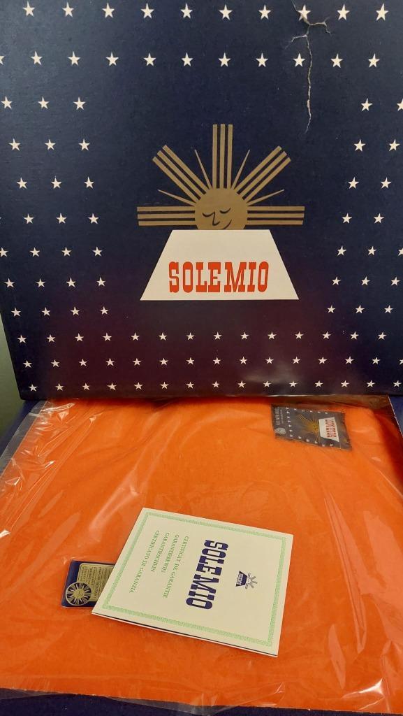 Solemio wollen deken 220x240 - Oranje - Nieuw, Huis en Inrichting, Slaapkamer | Beddengoed, Nieuw, Deken of Dekbed, Tweepersoons
