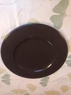 mooie zwarte borden 30 cm doorsnee, Huis en Inrichting, Ophalen, Zo goed als nieuw, Bord(en)
