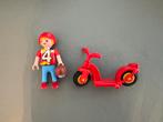 Playmobil 6805 Jongen Met Step en Rugby Bal, Ophalen of Verzenden, Zo goed als nieuw, Complete set