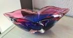 druppelkom of asbak Murano-stijl mauverozeblauw-zie info, Ophalen