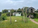 Speelhuisje met zandbak,"brandweerbuis",klimplaat...€ 350,00, Kinderen en Baby's, Speelgoed | Buiten | Speelhuisjes, Ophalen, Gebruikt
