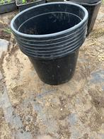 grote bloempotten harde plastiek 35 x 25 cm, Enlèvement ou Envoi, 25 à 40 cm, Rond, Comme neuf