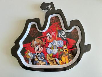 Assiette Pirates Mickey, Dingo et Pluto - Disneyland Paris