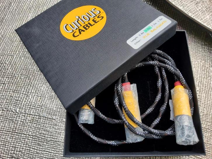 Curious XLR kabel 1m – perfecte staat | High End, Auto-onderdelen, Elektronica en Kabels, Ophalen of Verzenden