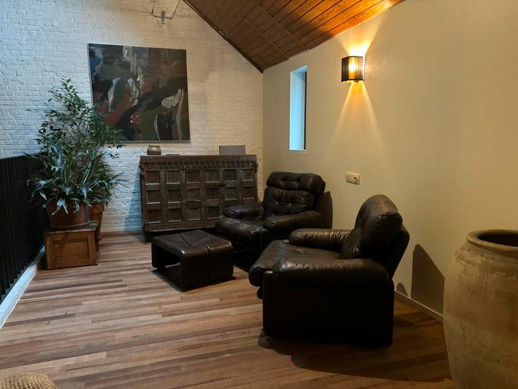 Set of Coronado Armchairs by Tobia Scarpa B&B Italia 1960s, Huis en Inrichting, Zetels | Voetbanken en poefs, Gebruikt, 100 tot 125 cm