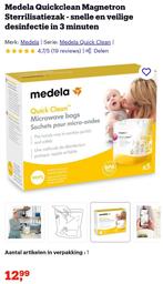 Medela Quick Clean - magnetron sterilisatiezakjes, Kinderen en Baby's, Nieuw, Ophalen of Verzenden, Sterilisator