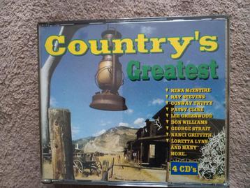Country's greatest 4cd  beschikbaar voor biedingen