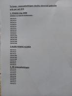 Sneeuwkettingen, Auto-onderdelen, Ophalen