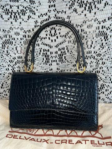 DELVAUX onberispelijke tas van krokodillenleer, Handtassen en Accessoires, Ophalen of Verzenden