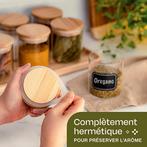 Pots à épices en verre avec couvercle | LIVRAISON GRATUITE, Neuf, -, -, PRAKNU