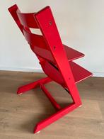 Tripp Trapp stokke rood, Enlèvement, Utilisé, Chaise évolutive, Coulissant