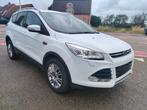 Ford Kuga 2.0 TDCI  TITANIUM AUTOMAAT, Auto's, Ford, Euro 5, Zwart, 4 cilinders, Leder en Stof