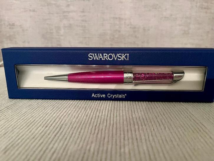 Balpen Swarovski, met kristallen, en USB Stick binnenin., Computers en Software, USB Sticks, Zo goed als nieuw, 4 GB, Ophalen of Verzenden