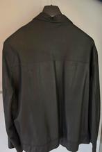 Zwarte, lederen herenvest., Enlèvement, Comme neuf, Autres tailles, Noir