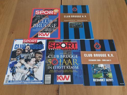 Lot tijdschriften/boeken Club Brugge, Boeken, Sportboeken, Zo goed als nieuw, Balsport, Ophalen of Verzenden
