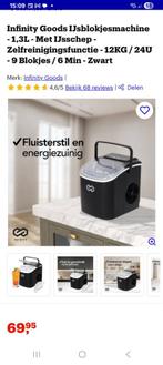 Ijsblokmachine, Elektronische apparatuur, Ophalen, Zo goed als nieuw, Zelfvriezend
