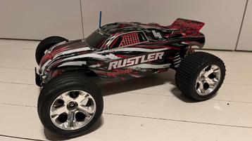 TRAXXAS Rustler XL-5 TQ (incl batterijlader), rood beschikbaar voor biedingen