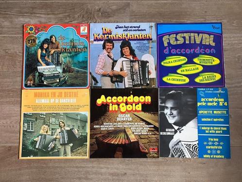 6 vinylplaten - accordeon, Cd's en Dvd's, Vinyl | Klassiek, Gebruikt, Ophalen of Verzenden