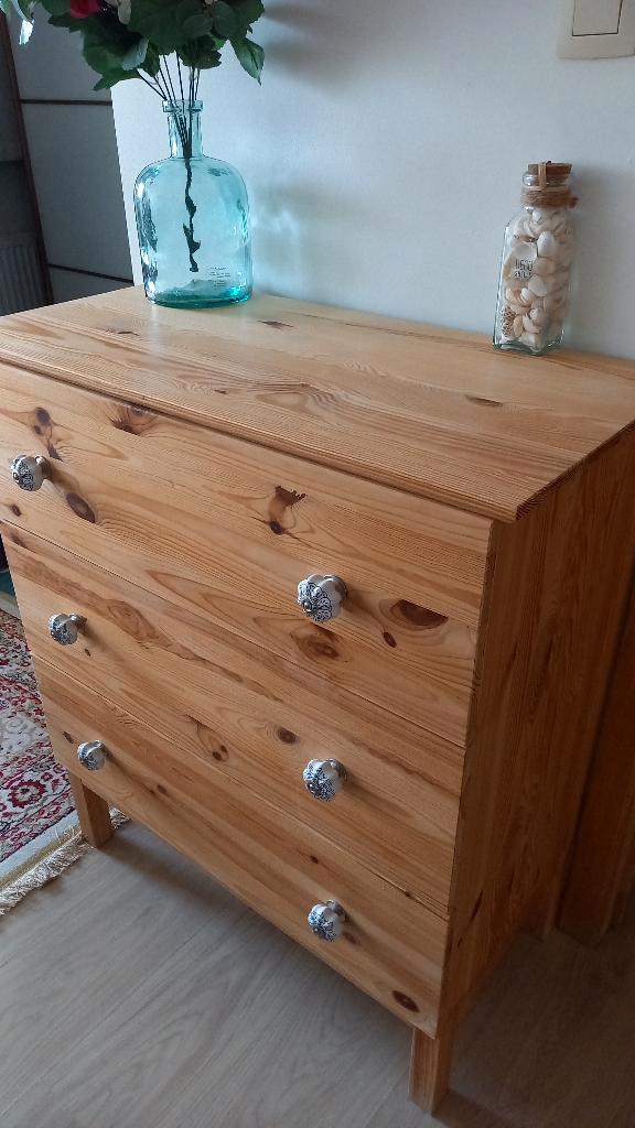 Commode en Pin Massif à vendre comme neuve, Maison & Meubles, Armoires | Commodes, Comme neuf, Moins de 100 cm, 50 à 100 cm, 25 à 50 cm
