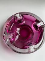 Cendrier cristal Val saint Lambert couleur particulière