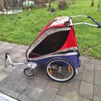 oude fietskar Chariot 2 kinderen, Fietsen en Brommers, Ophalen, Gebruikt, Kinderkar, Vering