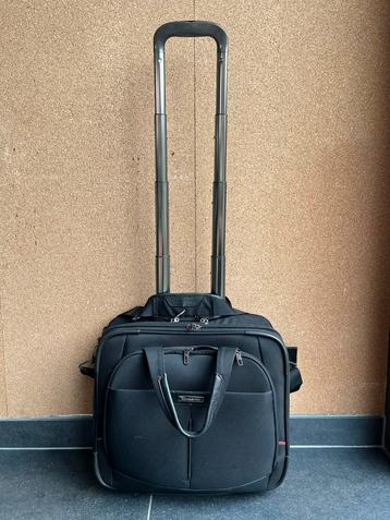 Samsonite laptop trolley met schouderband beschikbaar voor biedingen