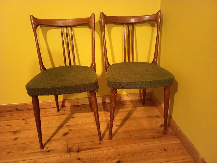 Vintage spijlen stoel Stevens, Antiek en Kunst, Kunst | Designobjecten, Ophalen