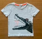 T-shirt blanc crocodile - 8 ans - 5€, Billybandit, Comme neuf, Garçon
