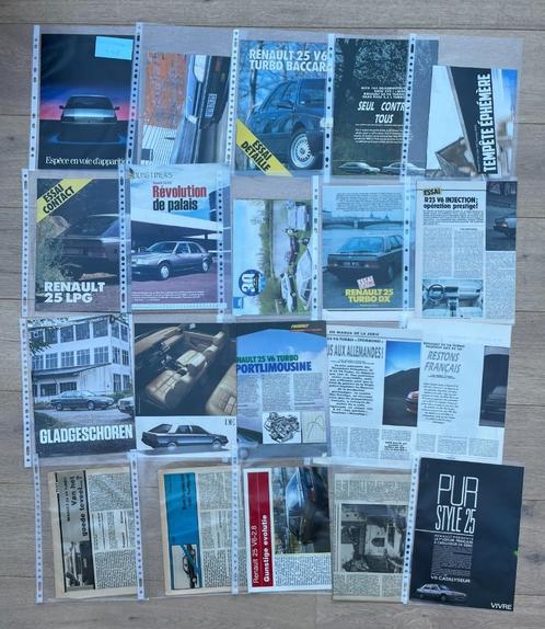 RENAULT 25 - ARTIKELS, Boeken, Auto's | Folders en Tijdschriften, Renault, Ophalen of Verzenden