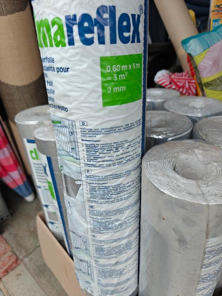Film isolant Climareflex pour radiateur 2 mm, Bricolage & Construction, Isolation & Étanchéité, Enlèvement