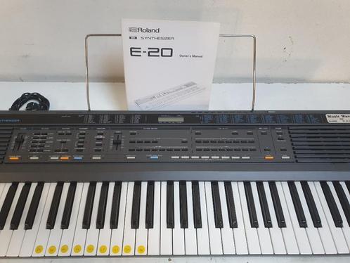 Vintage Roland E20 Synthesizer,Piano, Musique & Instruments, Batteries électroniques, Comme neuf, Roland, Enlèvement