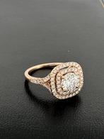 Roségouden ring, Handtassen en Accessoires, Ringen, Ophalen, Nieuw, 17 tot 18, Roze