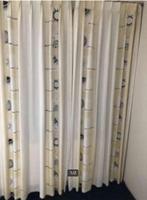 Overgordijnen, Huis en Inrichting, Stoffering | Gordijnen en Lamellen, Crème, 100 tot 150 cm, Nieuw, 50 tot 100 cm