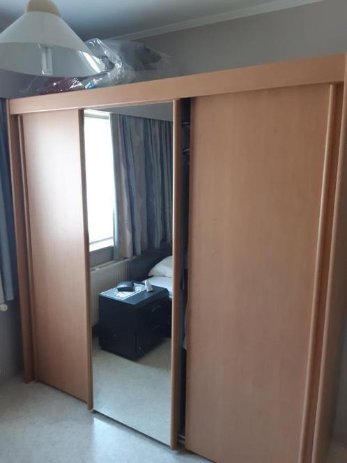 Kleerkast met schuifdeuren, Huis en Inrichting, Kasten | Kleerkasten, Gebruikt, 150 tot 200 cm, 150 tot 200 cm, 75 cm of meer