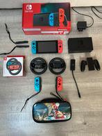 nintendo switch 1+accesoire+Jeux, Games en Spelcomputers, Spelcomputers | Nintendo Switch, Met games, Ophalen of Verzenden, Zo goed als nieuw