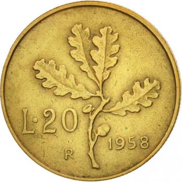  20 lire ITALIA 1958