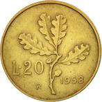 20 lire ITALIA 1958, Italië, Ophalen of Verzenden, Losse munt