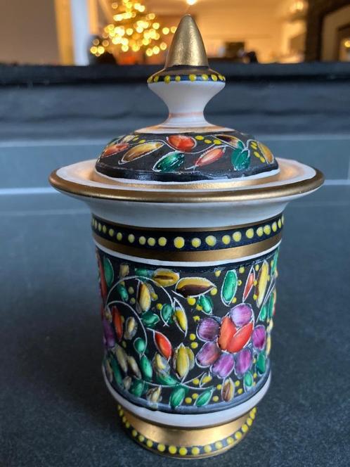Keramiek potje Hubert Bequet Quaregnon, Antiek en Kunst, Antiek | Keramiek en Aardewerk, Ophalen of Verzenden