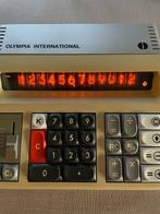 Calculatrice Vintage Olympia CD401 de 1972 avec écran Nixie, Collections, Enlèvement ou Envoi