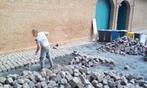 kasseien  tuin klinkers  grondwerk, Tuin en Terras, Tegels en Klinkers, Ophalen of Verzenden, Klinkers
