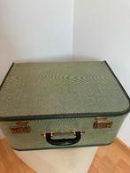 Retro koffer - groen - heel goede staat, Handtassen en Accessoires, Koffers, Ophalen, Zo goed als nieuw, Hard kunststof