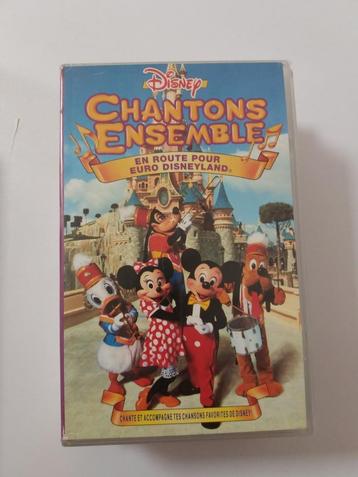 VHS Disney: Laten we samen zingen op weg naar Euro Disneylan beschikbaar voor biedingen