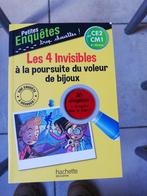 Livre "Les 4 invisibles à la poursuite du voleur de bijoux", Fiction général, Hachette, Utilisé, Enlèvement ou Envoi