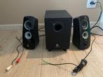 Enceintes - Kit audio logitech Z323, Audio, Tv en Foto, Luidsprekerboxen, Gebruikt, Minder dan 60 watt, Front, Rear of Stereo speakers