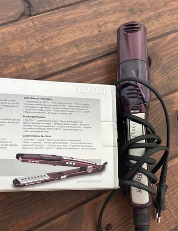 BaByliss i-Pro 230 Steam stijltang – met stoomfunctie beschikbaar voor biedingen
